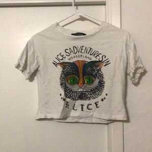 Alice and wonderland crop top!